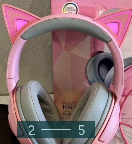 Навушники бездротові Razer Kraken BT Kitty Edition. Харків - фото 4