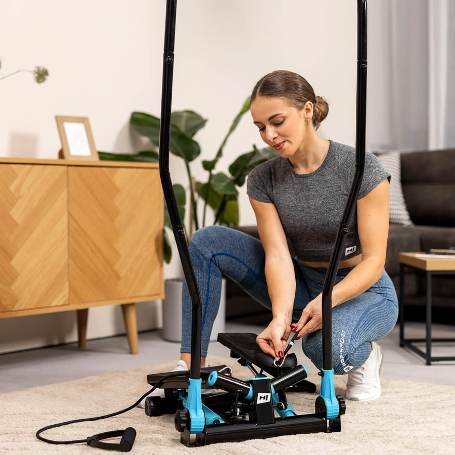 Степпер Hop-Sport HS-045S Slim голубой Киев - изображение 5