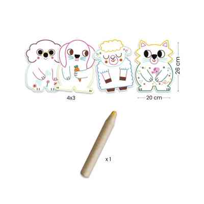 Набор для творчества Djeco Рисование Домашние животные (DJ00061) Винница