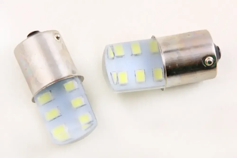 Лампа диодная 12В T25  12-SMD 2835 силикон LED (2 шт.) Винница - изображение 1
