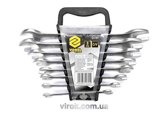 Ключі ріжкові VOREL Cr-V, М 6-22 мм, Набір 8 шт.  [4/24] Одеса