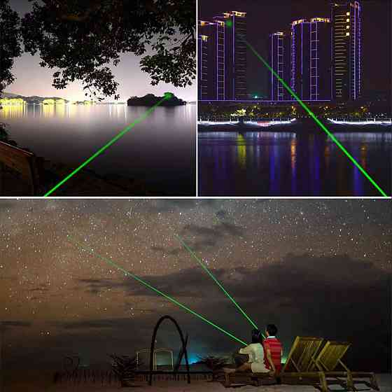 Лазерна указка 1000 мВт, до 10 000 м, Green Laser YL-303 Київ