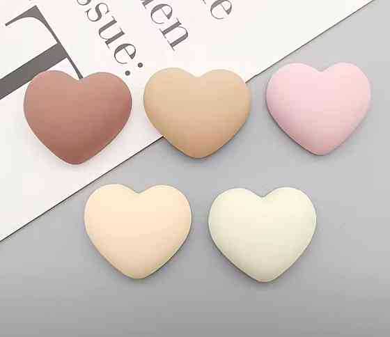 Декоративные элементы сердце из смолы для рукоделия и декора набор 20 шт Киев