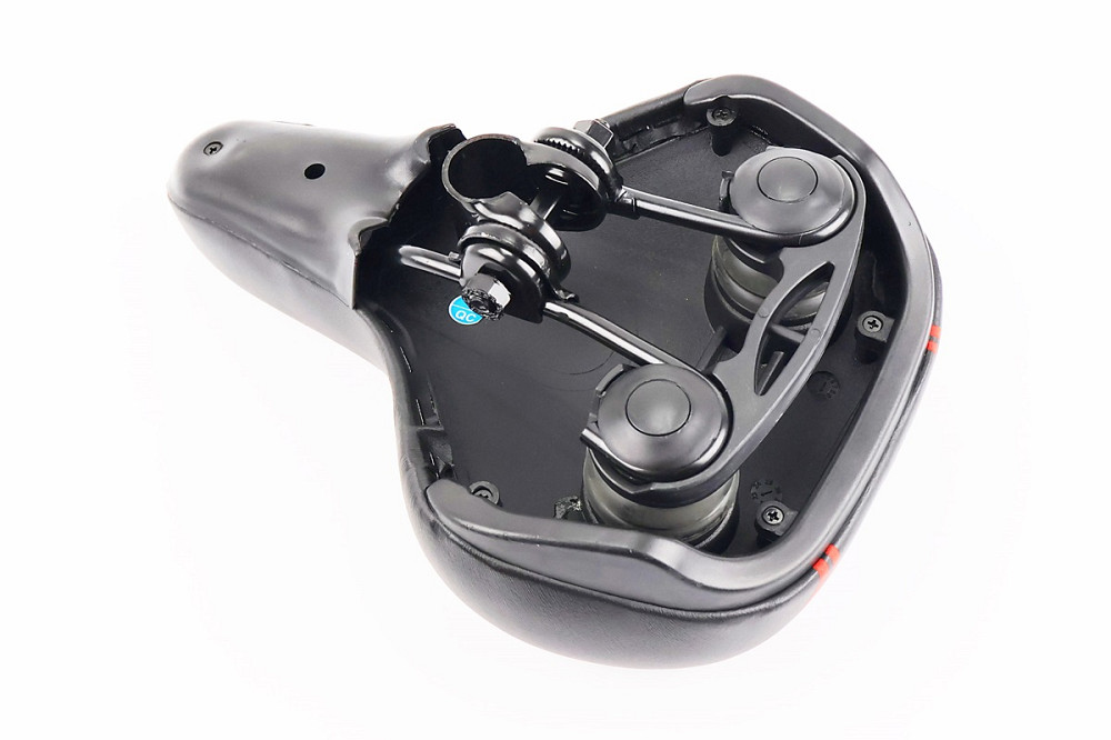 Сидіння ХВЗ 260x180мм, чорно-червоне VD837A-08 Киев - изображение 2