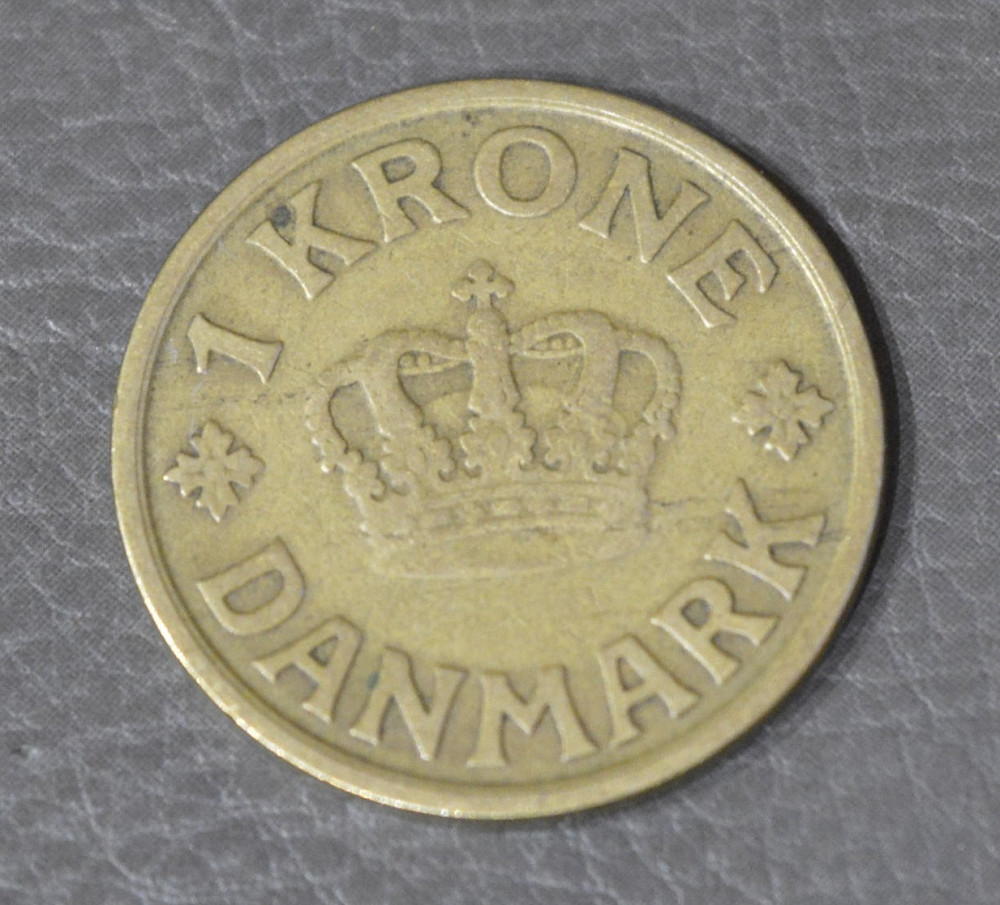 Данія 1 крона 1926 рік (БВ) Полтава - фото 1