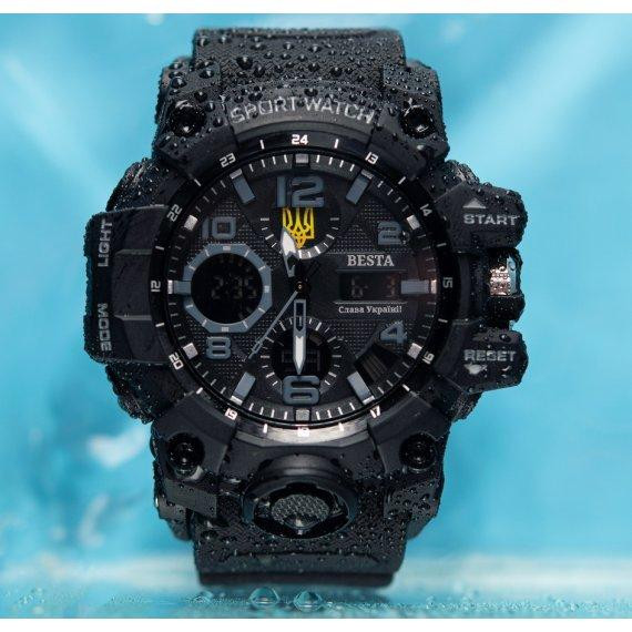 Мужские наручные часы Besta Peremoga (Черные) Винница - изображение 11