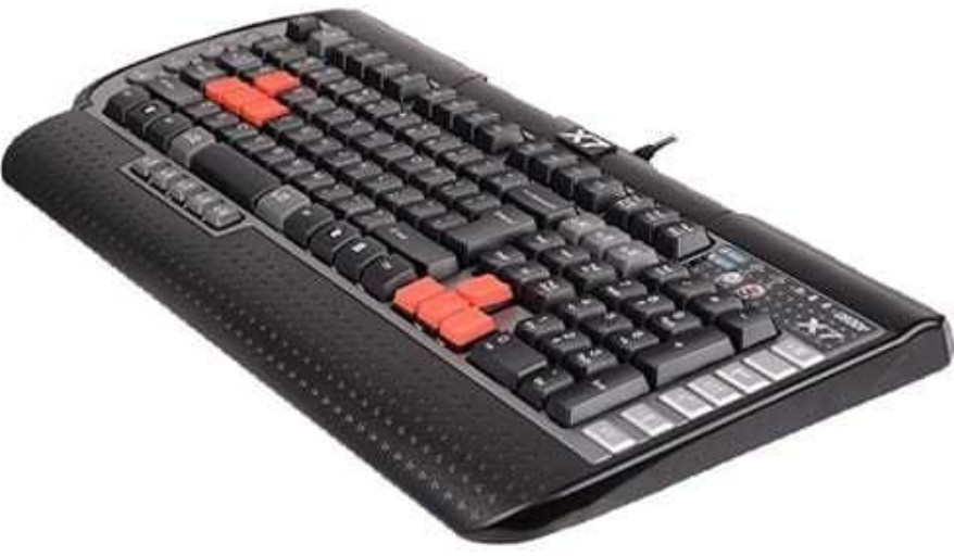 Клавиатура A4Tech X7-G800 Black с дополнительным USB Киев - изображение 1