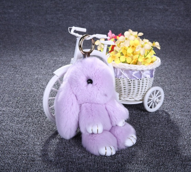 Брелок на сумку або рюкзак заєць Світло-фіолетовий ( 28168 ) Харків - фото 1