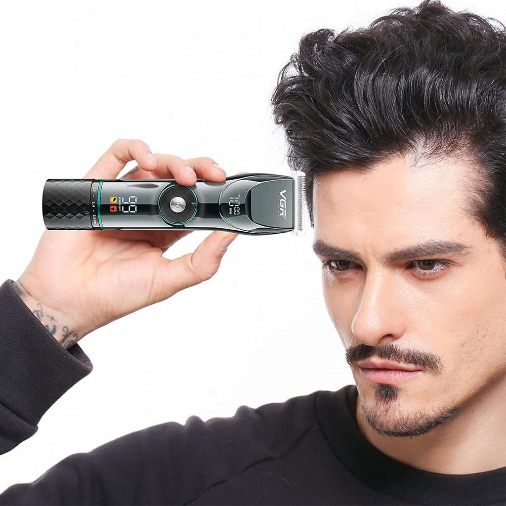 Професійна машинка для стрижки волосся VGR V-256 + 6 насадок Київ - фото 8