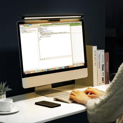 Настольная лампа Baseus на монітор i-wok Series USB Asymmetric Light Source Screen Hanging Light (fighting) Pro Black (DGIWK-P01) Винница - изображение 5