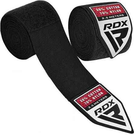 Бінті для боксу RDX Hand Wraps Black (2.5м.) Кам'янське