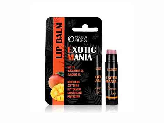 Бальзам для губ Exotic Mania 5г 02 Сік Манго ТМ Colour Intense   Solmir Київ