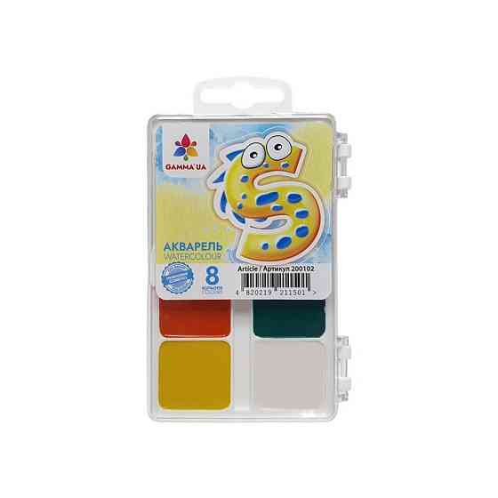 Дитяча медова акварель 200102P 8 кольорів Вінниця