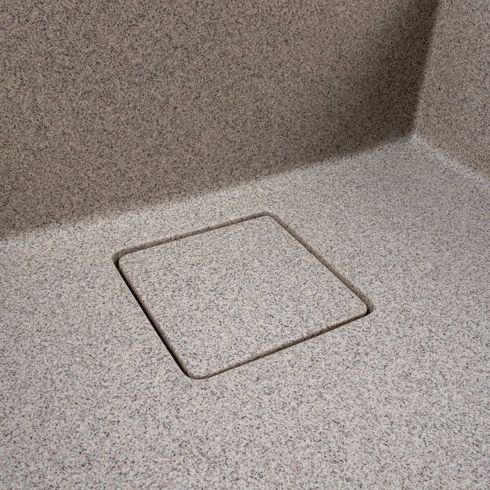 Кухонна гранітна мийка 5444 AMELI VALESO сіра Коломия - фото 5