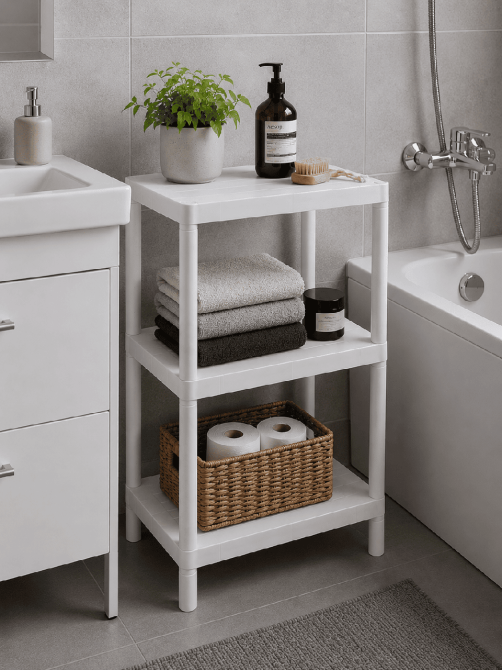 Етажерка 3-х ярусна Violet House 6031 Olympic WHITE 27х42х67 см (7040711) Київ - фото 6