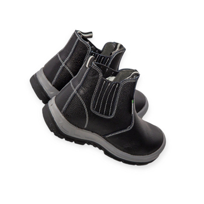 Черевики Pittsburgh захисні без шнурків, р 42 шкіра, композитний піднос, антипрокол. маслобензостій Мукачево - фото 1