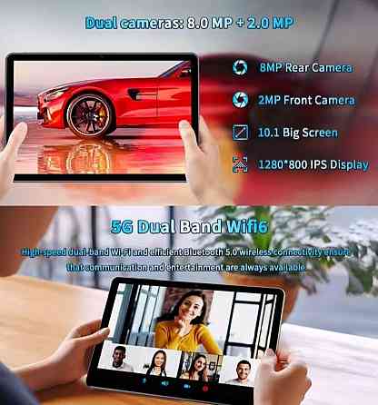 Планшет Pritom 10.1 13 Android з чохлом Київ