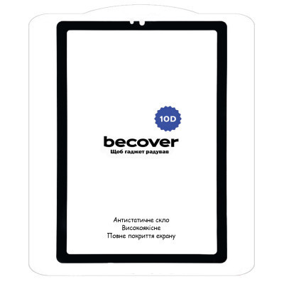 Стекло защитное BeCover 10D Lenovo Tab M9 TB-310 9" Black (710580) Винница - изображение 2