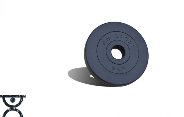 Штанга олімпійська на 75 кг Гантелі, гирі, штанги і диски з пластиковим покриттям Київ - фото 9