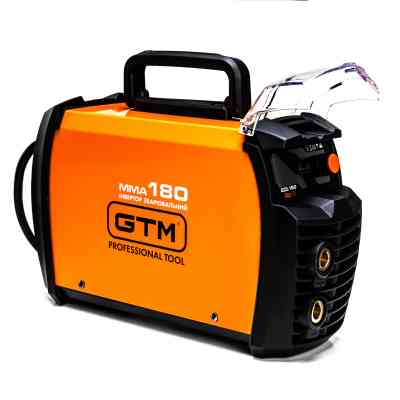 Зварювальний апарат GTM інвертор MMA-180DS LED, 180А, 1,6-4,0мм, 220В дисплей (MMA-180DS LED) Вінниця
