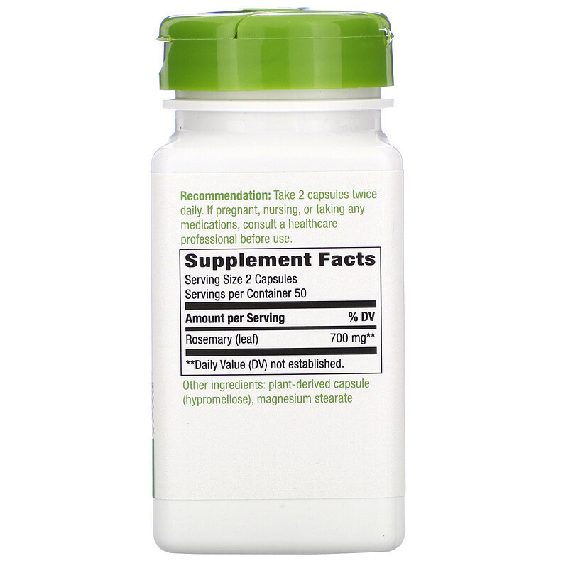 Розмарин Nature's Way Rosemary 700 мг 100 капсул Киев - изображение 2