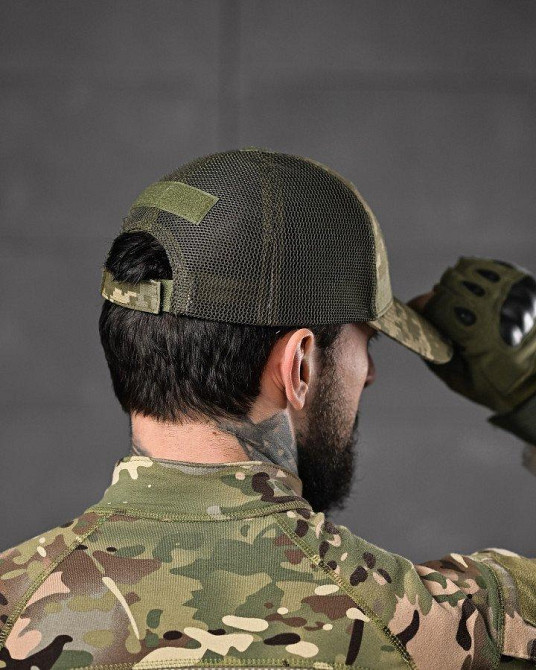 Тактична бейсболка сітка піксель ДЛ6459 Одеса - фото 3