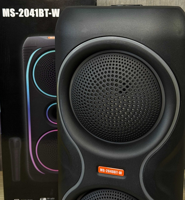 Портативная Bluetooth колонка чемодан MS-2040BT-W 50Вт с микрофоном. Харьков - изображение 2