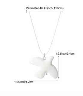 Кулон гарний Білий блакитний Київ