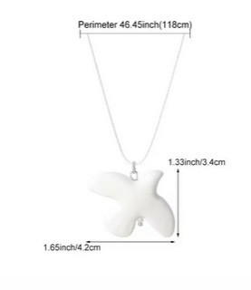 Кулон гарний Білий блакитний Київ - фото 2