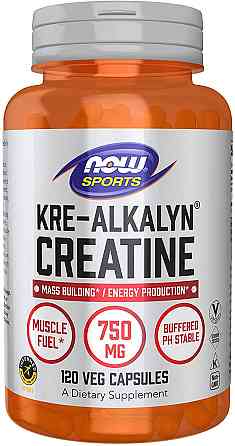 Креатин NOW Kre-Alkalyn Creatine 750 mg 120 caps Луцьк