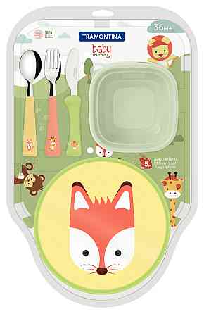 Набір дитячого посуду Tramontina Baby Friends, 5 предметів (6710900) Київ