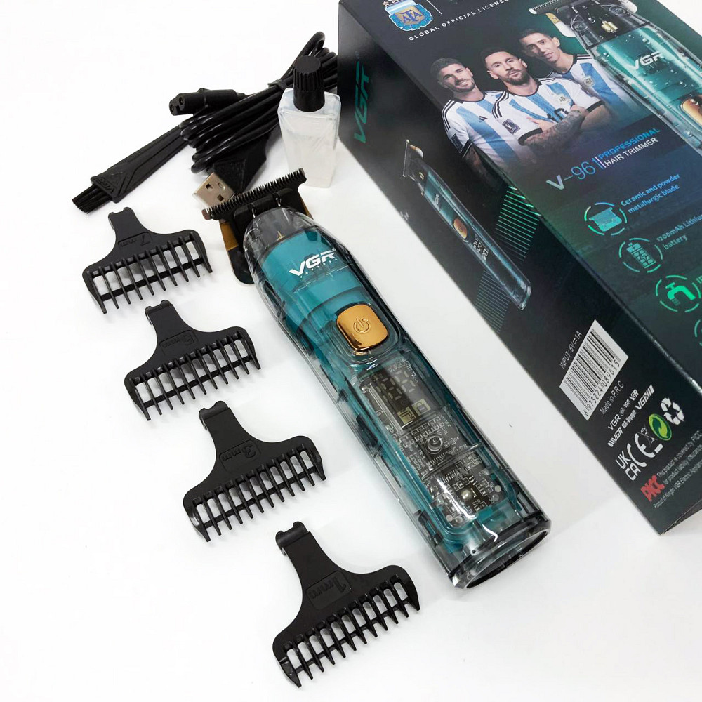 Електромашинка для волосся VGR, Машинка для стрижки чоловіча Машинка стрижки волосся і потилиці KH-89 Львів - фото 1