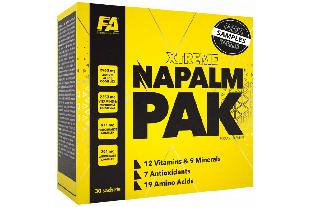 Витаминно-минеральный комплекс Fitness Authority Napalm Pak 30 packs Луцк - изображение 1
