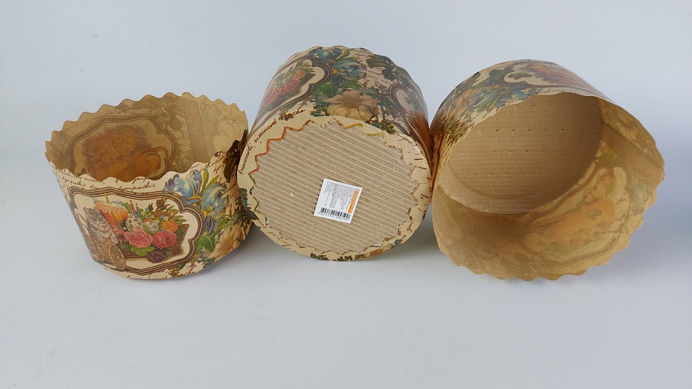 Форми для Пасок 400 гр d130 h85 Вікторіанські 50 шт/пач. Харків - фото 3