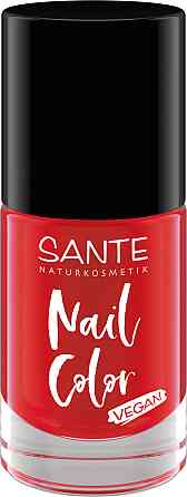 VEGAN-Лак для ногтей Nail Color 06 Flame On/Classic Red SANTE 8 мл Киев