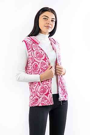 Жилет женский теплый с капюшоном, велсофт топ Киев