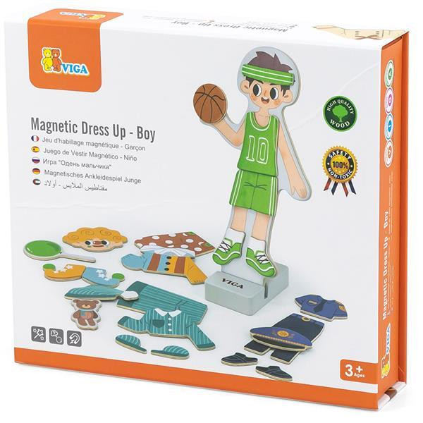 Магнітна гра Viga Toys Вдягни хлопчика (44636) Харків - фото 7