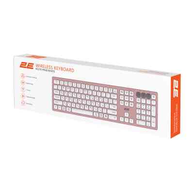 Клавиатура 2E KS270 109key Wireless UA Rose/White (2E-KS270WBPN_UA) Винница