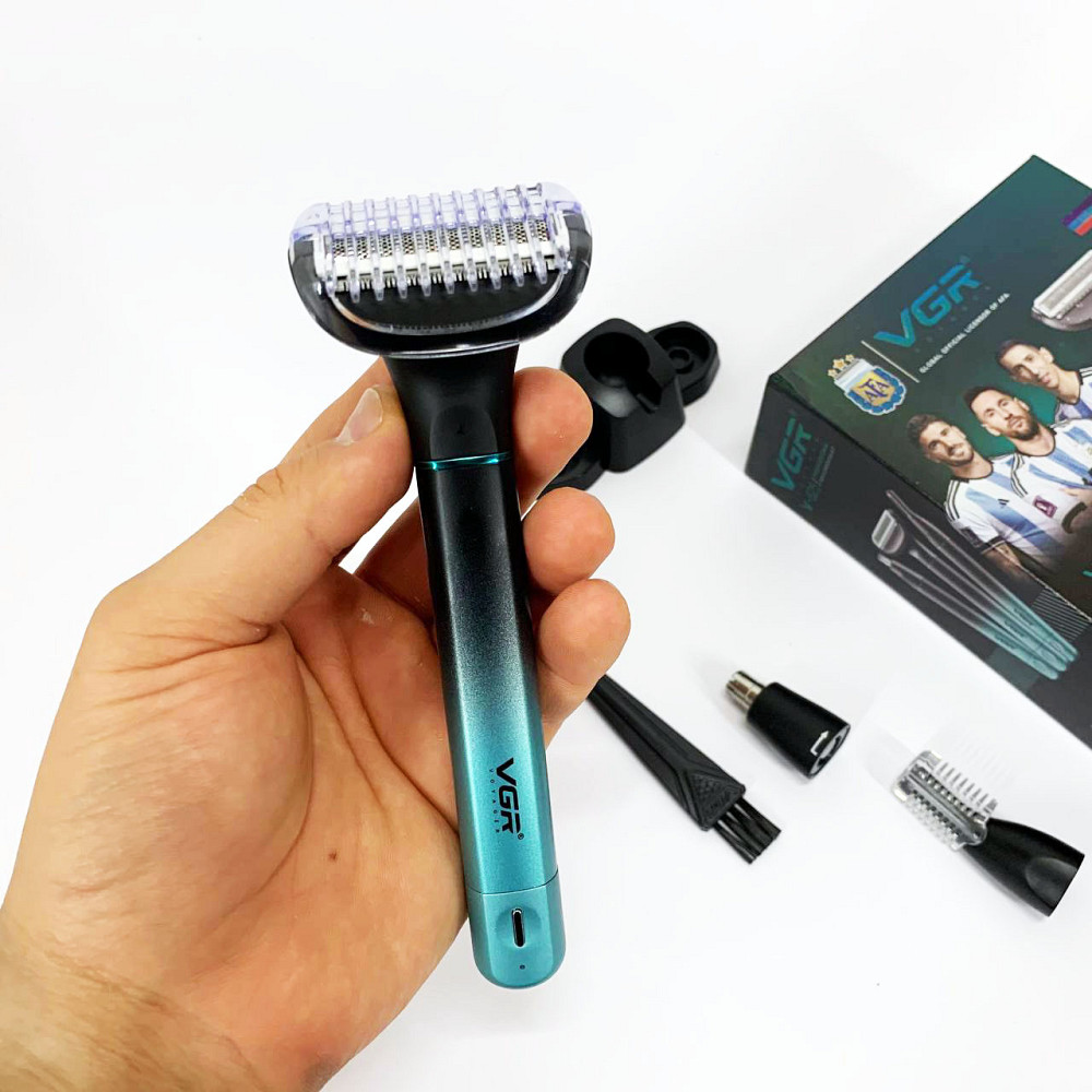 Электрическая мужская бритва для бороды VGR V-625, Профессиональная электробритва для дома XO-11 Львов - изображение 12