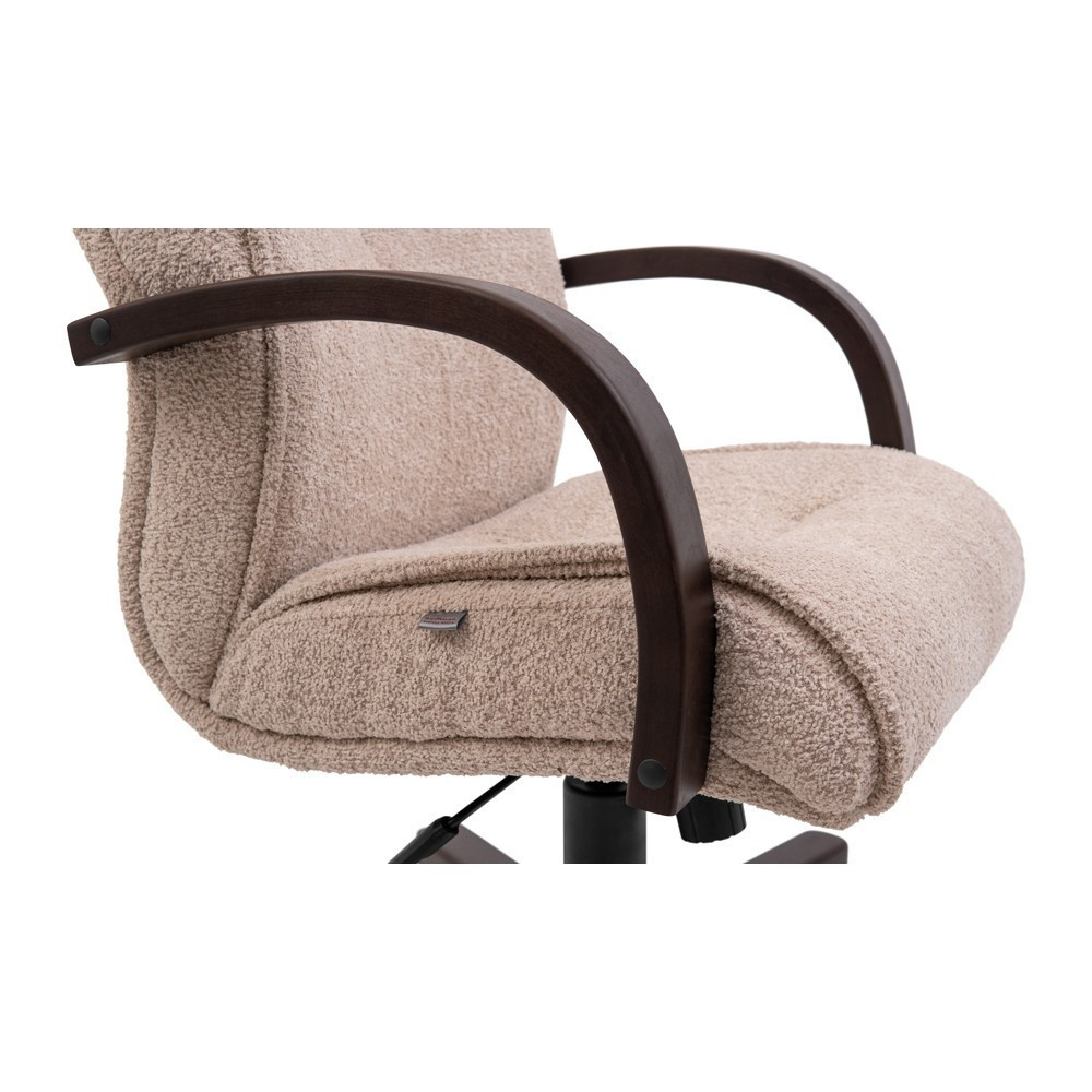 Офисное Кресло Руководителя BostonlDesign М3 MultiBlock Wood Walnut Llama Бежевый Киев - изображение 5