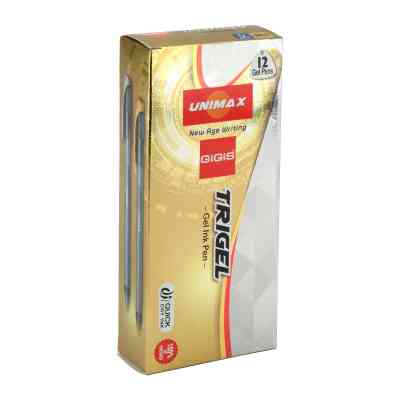 Ручка гелевая Unimax Trigel-2, золотая (UX-131-35) Винница