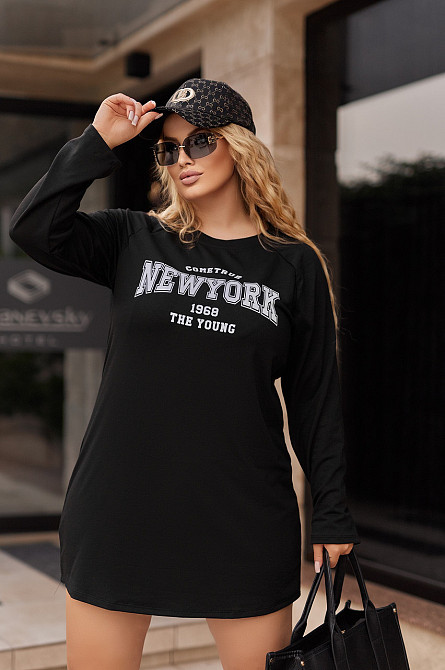 Спортивное трикотажное платье с надписью Freedom Киев - изображение 4