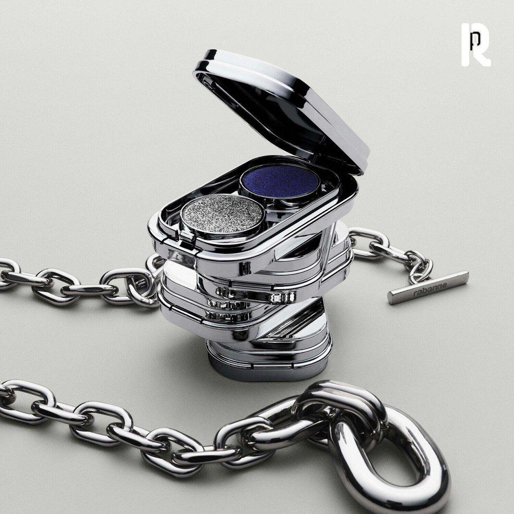 Палетка теней мини Rabanne Beauty Eyephoria Mini Palette высокопигментированные, Twin Flames (1,3 г) Славянск - изображение 12