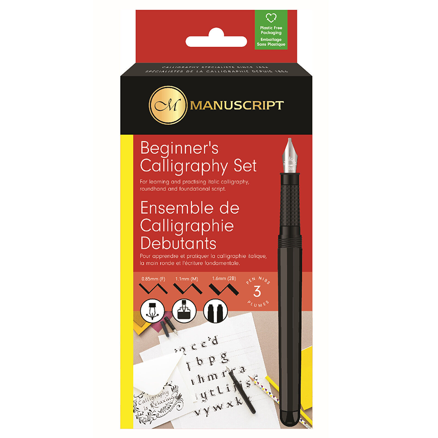 Набір для каліграфії Beginner’s Calligraphy Set (авторучка 3 пера конвертер) Manuscript Київ - фото 1