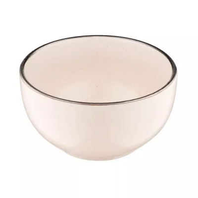 Салатник Ardesto Emilia 610мл, 14см, кераміка, бежевий (AR0714EBG) Винница