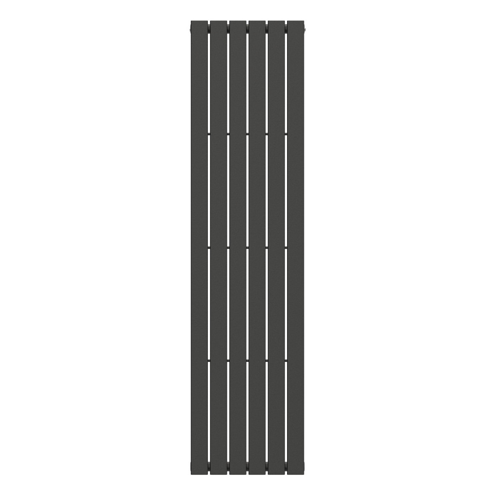 Вертикальний радіатор Largo 452х1800-6, anticor, чорний муар Київ - фото 1