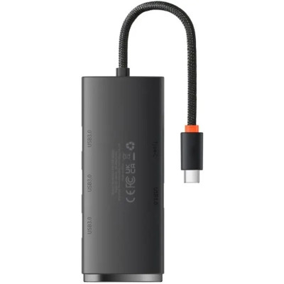 Концентратор Baseus USB-C to 4xUSB 3.0 0.25m black (WKQX030301) Винница - изображение 2