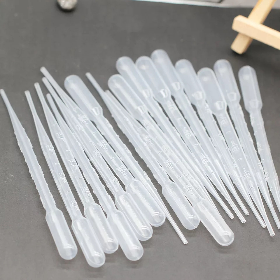 Одноразовые пипетки 10 штук 2 мл 14 см прозрачный Киев - изображение 1