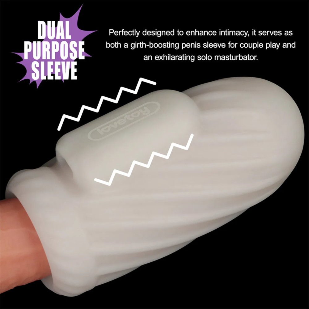 Мастурбатор - Knights Ring Vibrating Dual Purpose Sleeve-Spiral Sex Aura Київ - фото 5