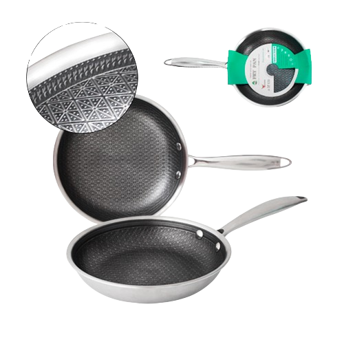 Сковорідка d28см а/п PFLUON з захисною насічкою 9090-28 S&T Житомир - фото 2